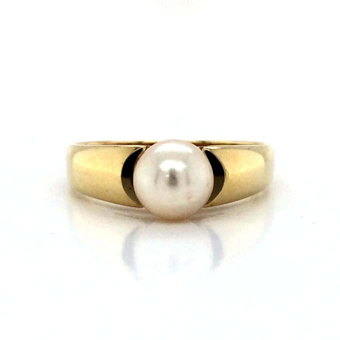 9ct Gold Pearl Set Ring