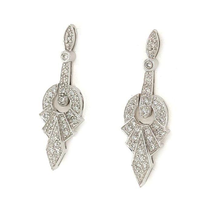 Diamond Dress Earrings - Image 2