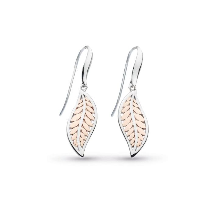 Kit Heath Eden Blush Leaf Drop Earrings