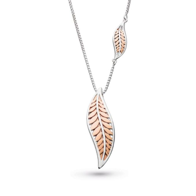Kit Heath Eden Blush Leaf Necklace