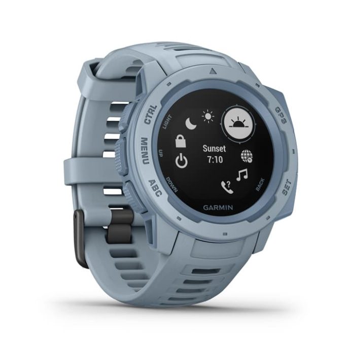 Garmin Instinct GPS Sea Foam Watch - Image 8