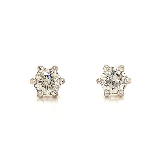 0.36ct Diamond Gold Stud Earrings