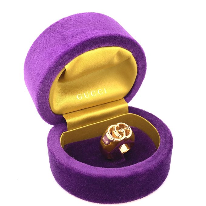 Gents Gucci Logo Ring - Image 5