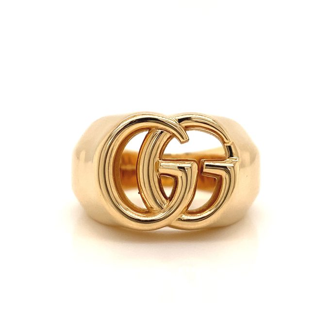 Gents Gucci Logo Ring - Image 2