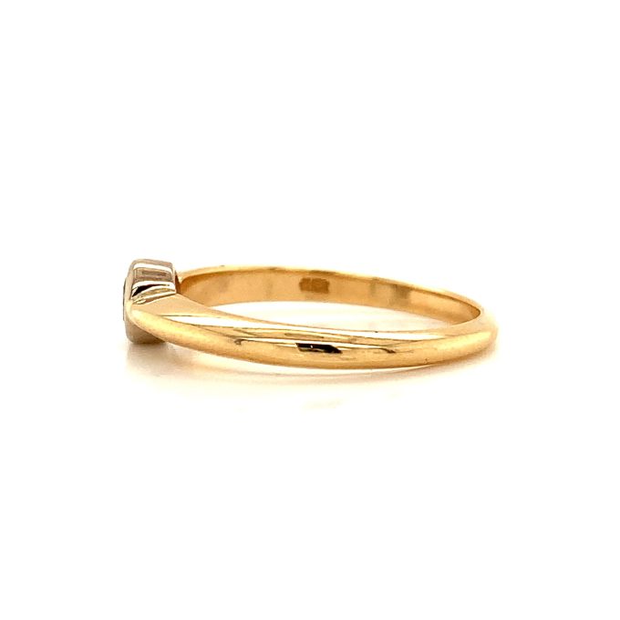 Modern Diamond Solitaire Ring - Image 3