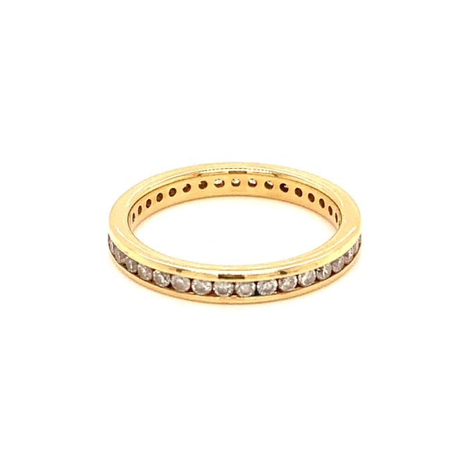 Yellow Gold Diamond Full Eternity Ring - Image 2
