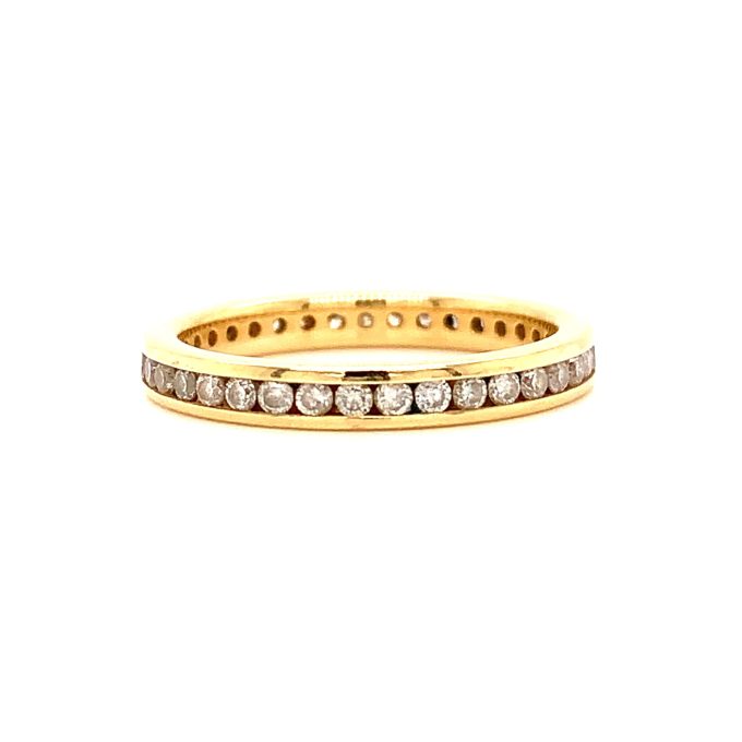 Yellow Gold Diamond Full Eternity Ring
