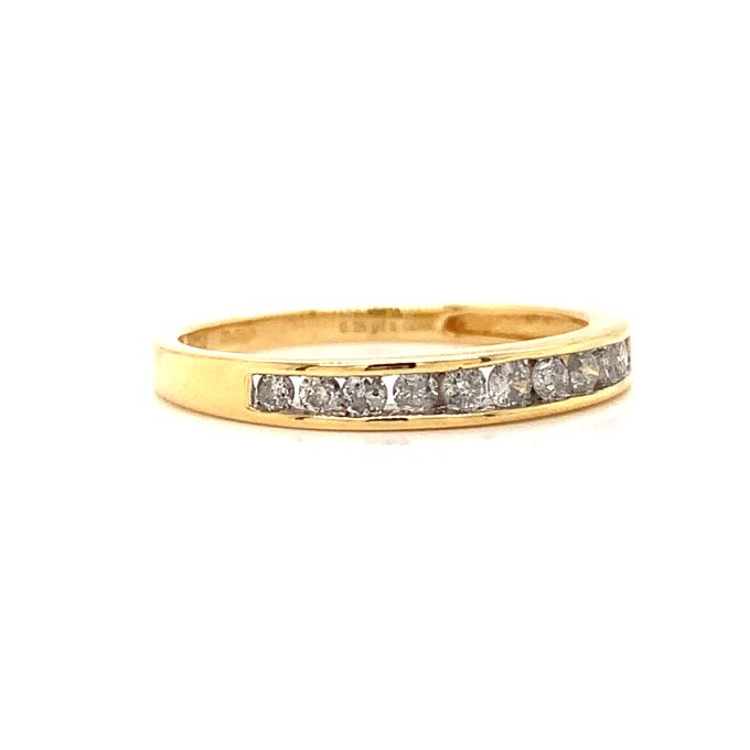 Yellow Gold Diamond Eternity Ring - Image 2