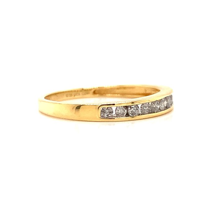 Yellow Gold Diamond Eternity Ring - Image 3