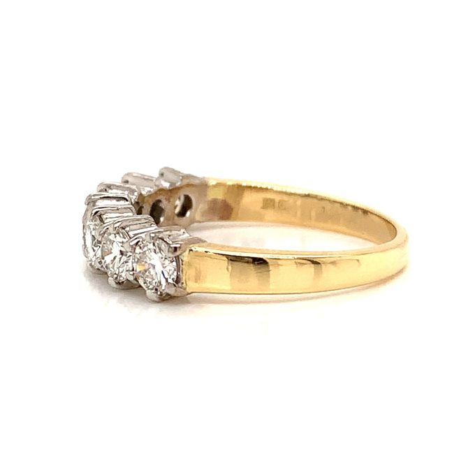 1.00ct Yellow Gold Diamond Eternity Ring - Image 3