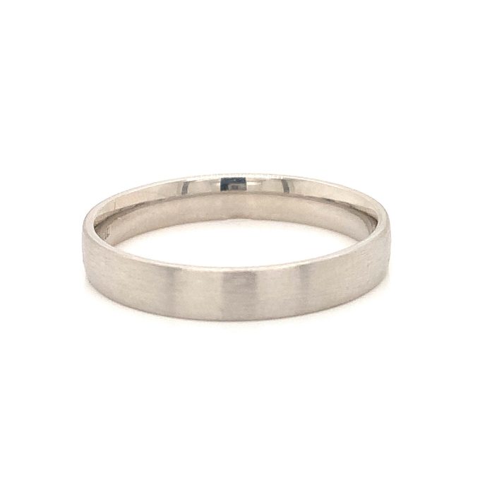 Gents 3.5mm Platinum Court Band - Image 2