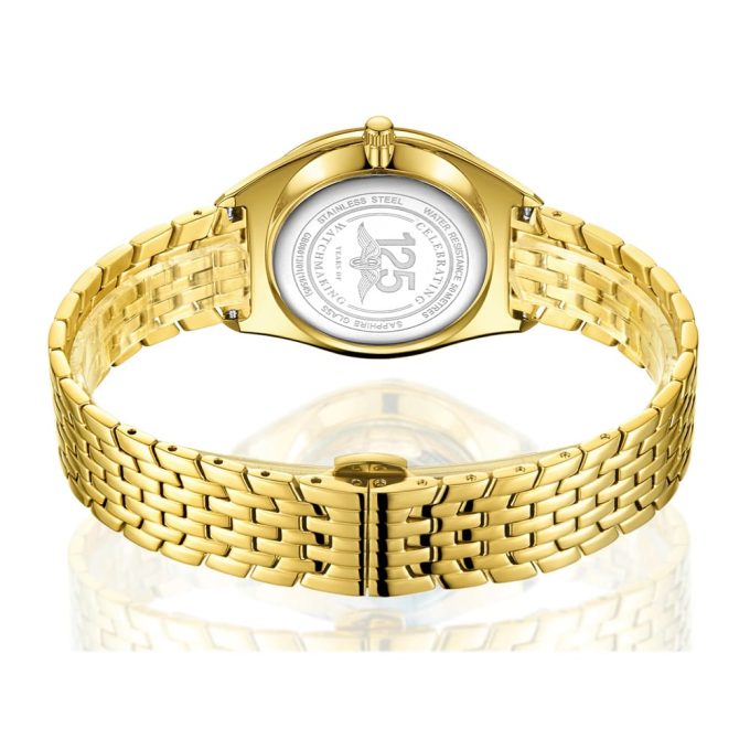 Rotary Ultra Slim Gold Ladies Watch LB08013/01