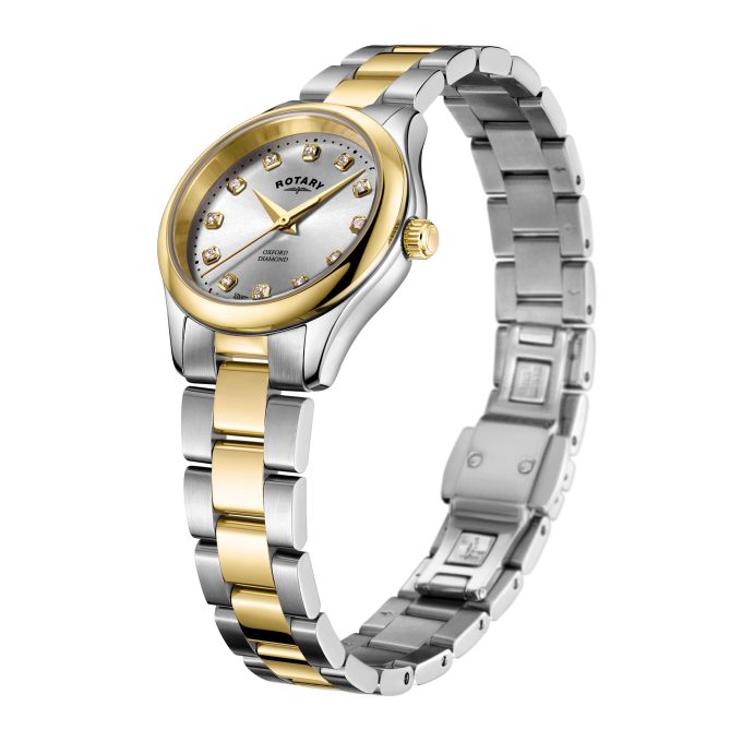Rotary Oxford Ladies Diamond Watch LB05093/44/D