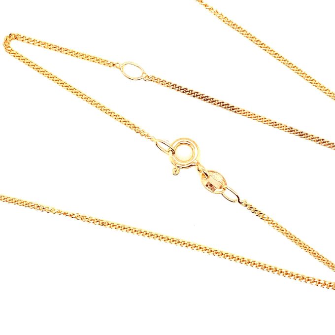 Gold Disc Necklace - Image 3