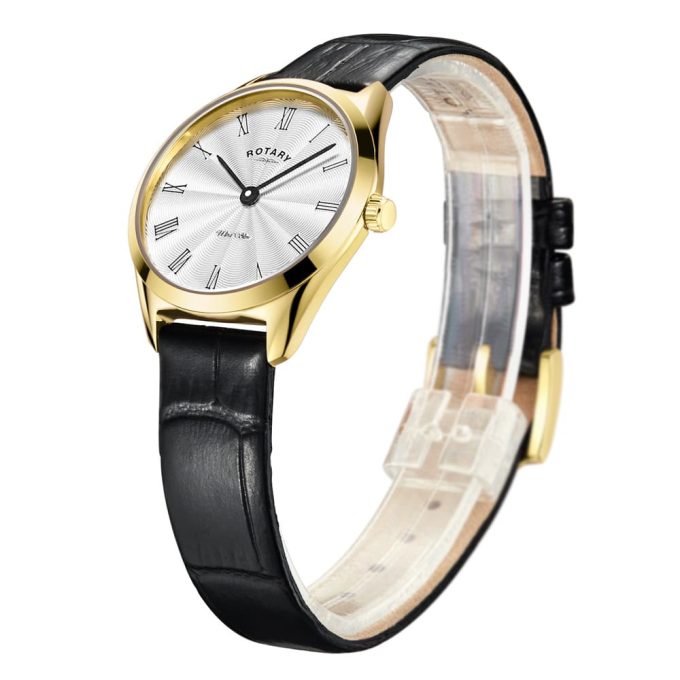 Rotary Ultra Slim Gold Ladies Watch LS08013/01 - Image 2