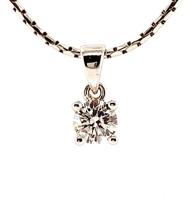 0.33ct Diamond Solitaire Necklace