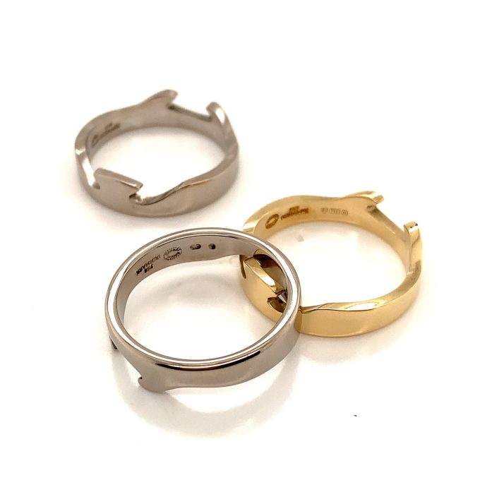 Georg Jensen 18ct Fusion Ring - Size 58