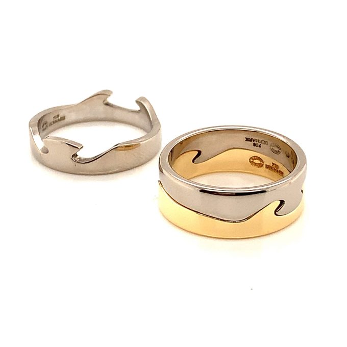 Georg Jensen 18ct Fusion Ring - Size 58