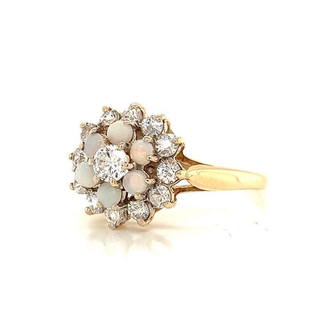 Opal and CZ Ring - Image 2