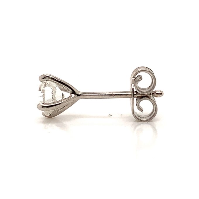 1.03ct Diamond White Gold Stud Earrings