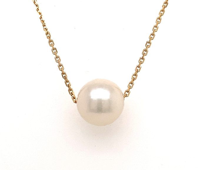 Sliding Pearl Necklace