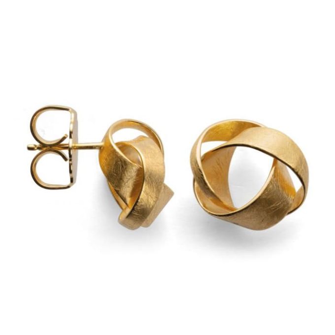 Bastian Large Knot Stud Earrings