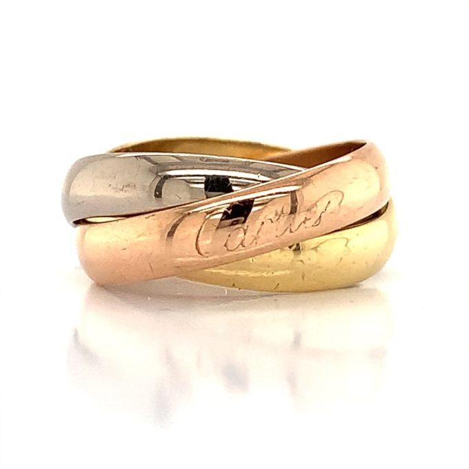 Cartier 18ct Gold Classic Trinity Ring