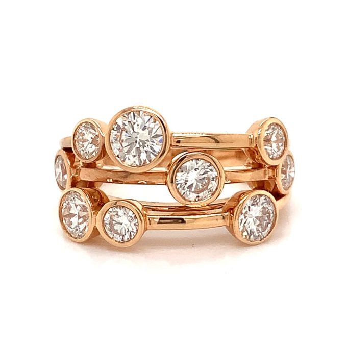Boodles 'Rain Dance' Diamond Bubble Ring