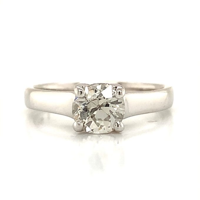 0.75ct Old Cut Diamond Solitaire Ring