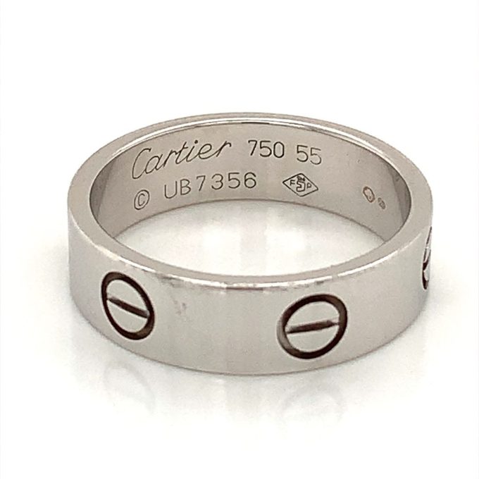 Cartier White Gold LOVE Ring - Image 3