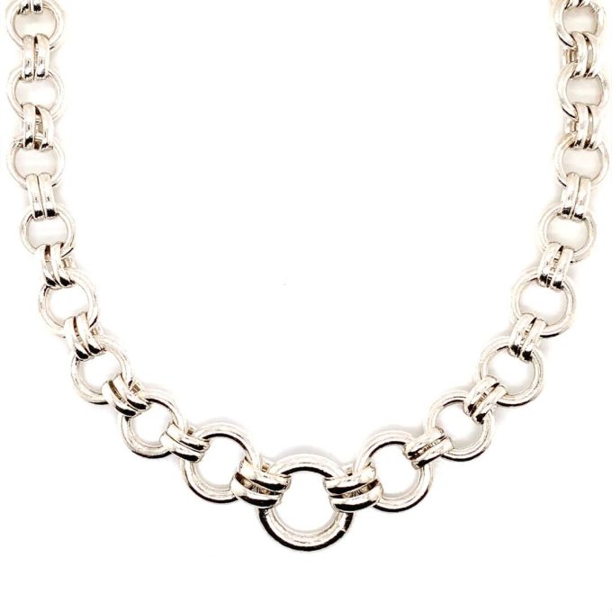 Silver Collar Necklace
