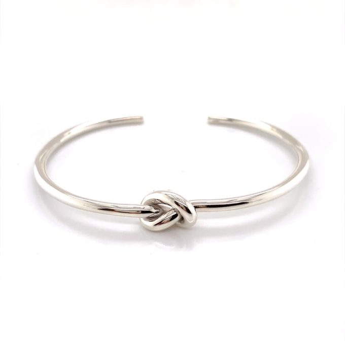 Silver Knot Cuff