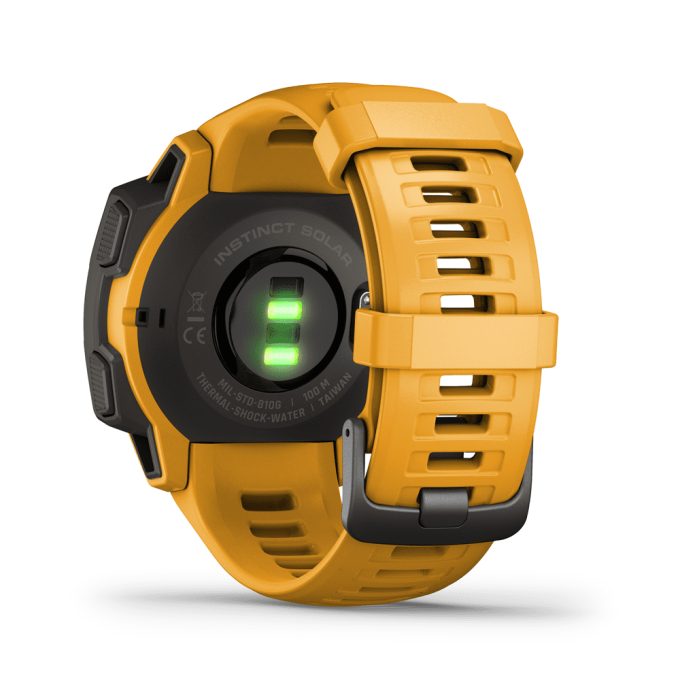 Garmin Instinct Solar GPS Sunburst Yellow Watch - Image 6