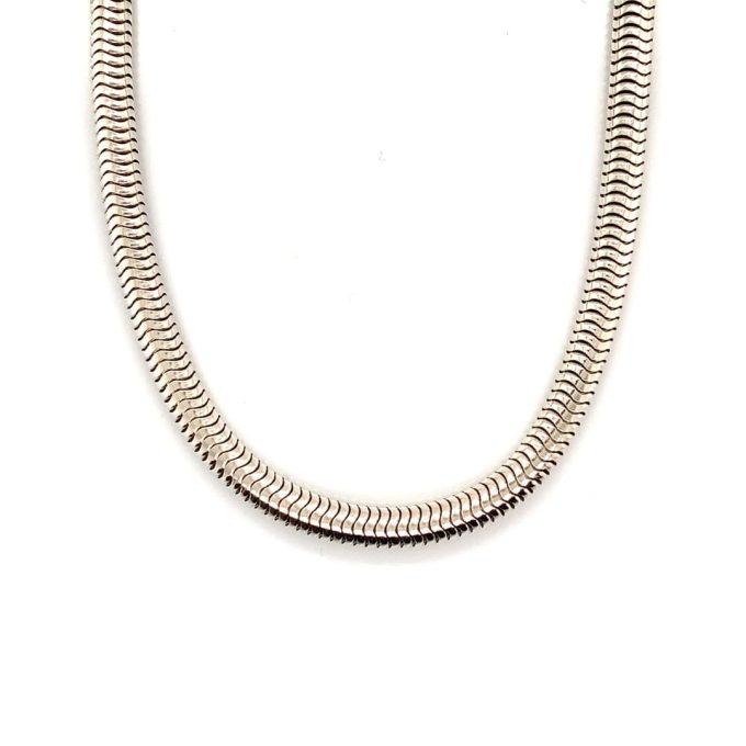 Silver Snake Link Chain 16"