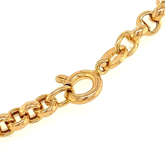 9ct Gold Belcher Link Chain - 18 Inch