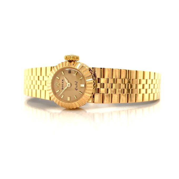 Ladies Rolex 18ct Gold Orchid Cameleon 1960's Watch - Image 7