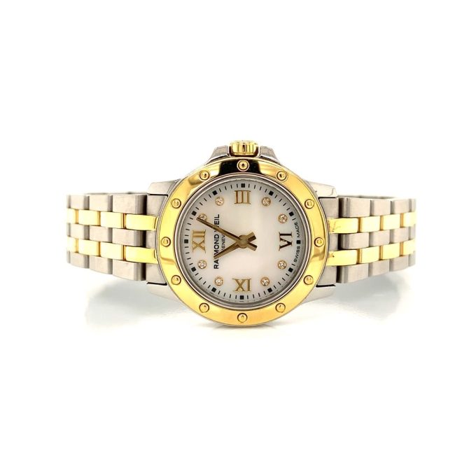 Raymond Weil Ladies Gold & Steel Tango Watch 5799-STP-00995
