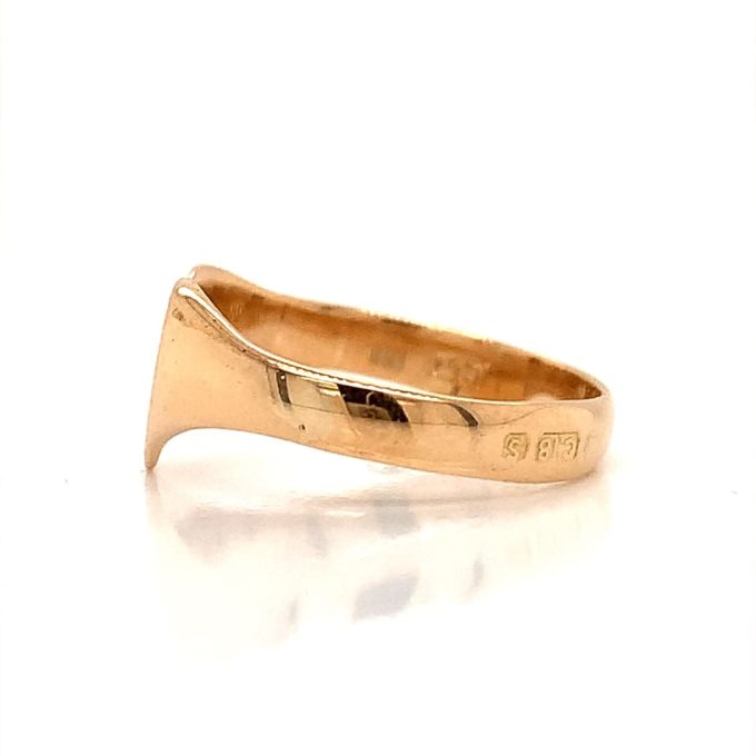 Heart Top Ladies Signet Ring