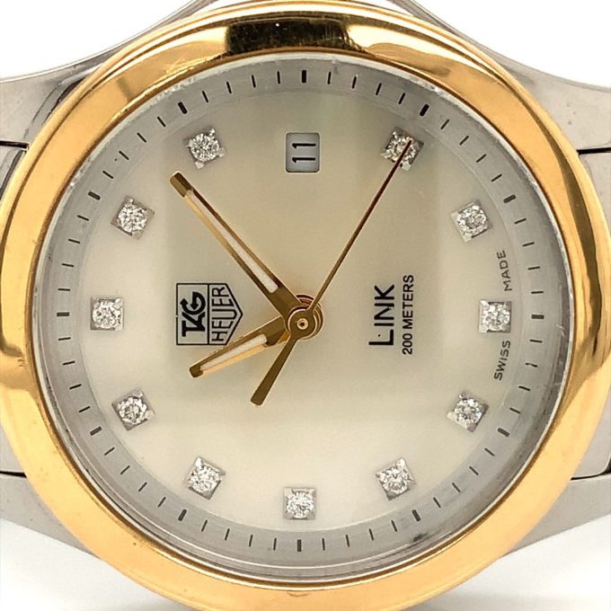 Tag Heuer Ladies Diamond Dial Link Watch WJF1353 - Image 2