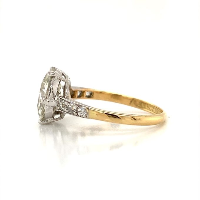 2.92ct Old Cut Diamond Solitaire Ring - Image 2
