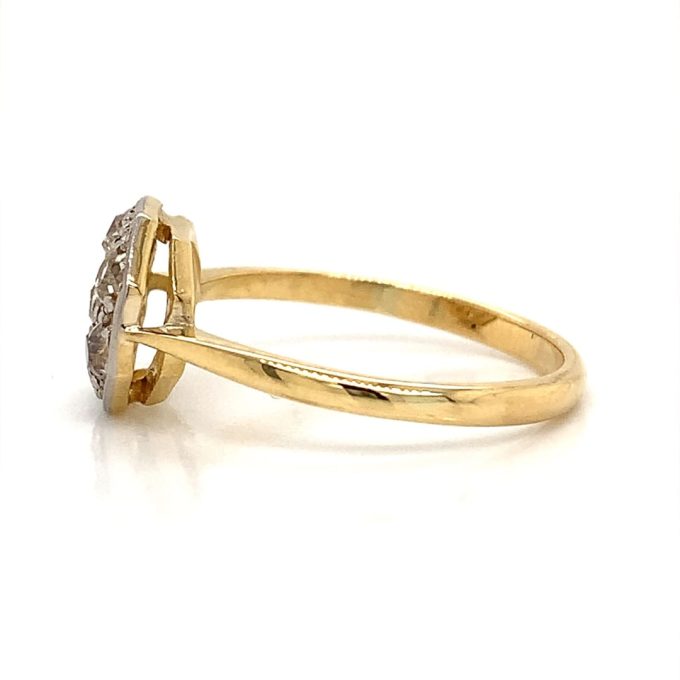 Vintage Diamond Cluster Ring - Image 3