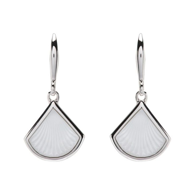 Unique Mother of Pearl Drop Earrings