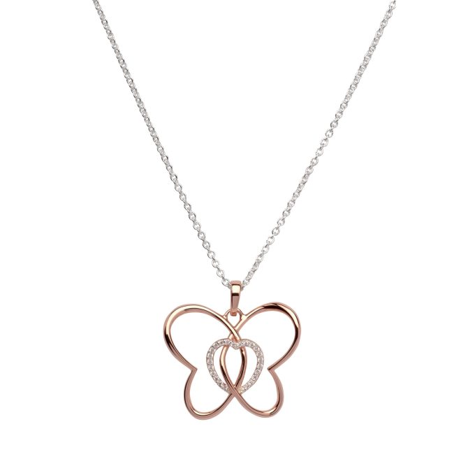 Unique Rose Gold Butterfly Necklace