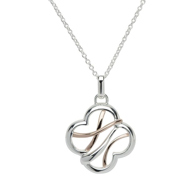 Unique Quatrefoil Pendant Necklace