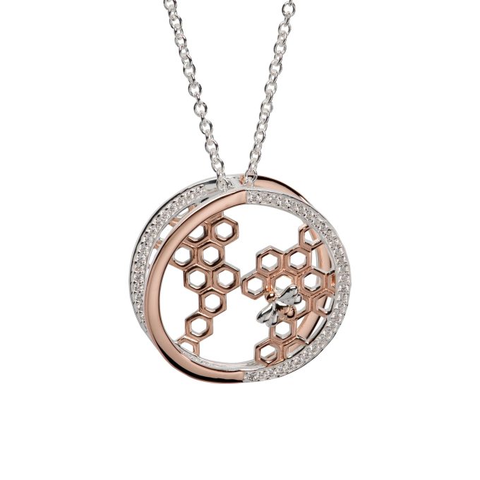 Unique Honey Comb Necklace