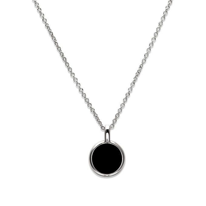 Unique Onyx Silver Necklace