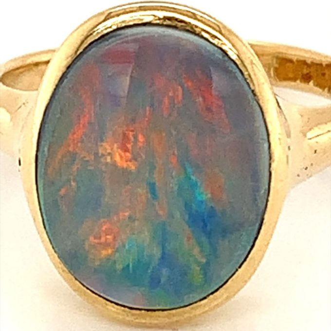 18ct Gold Opal Ring - Image 4