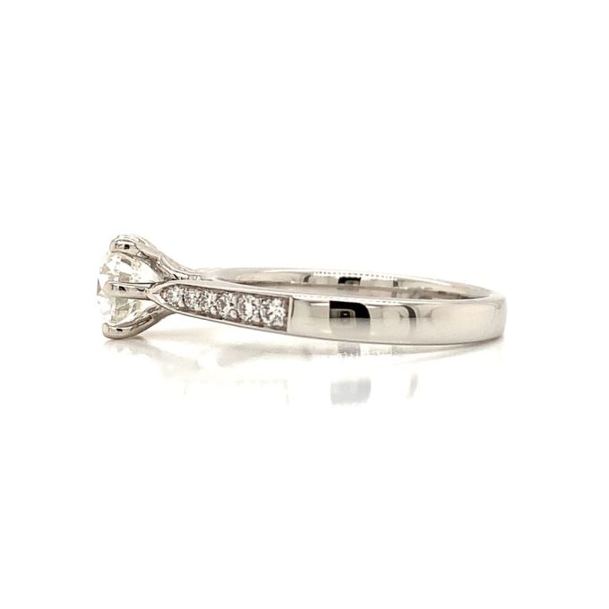 1.00ct Brilliant Cut Diamond Solitaire Platinum Ring - Image 3