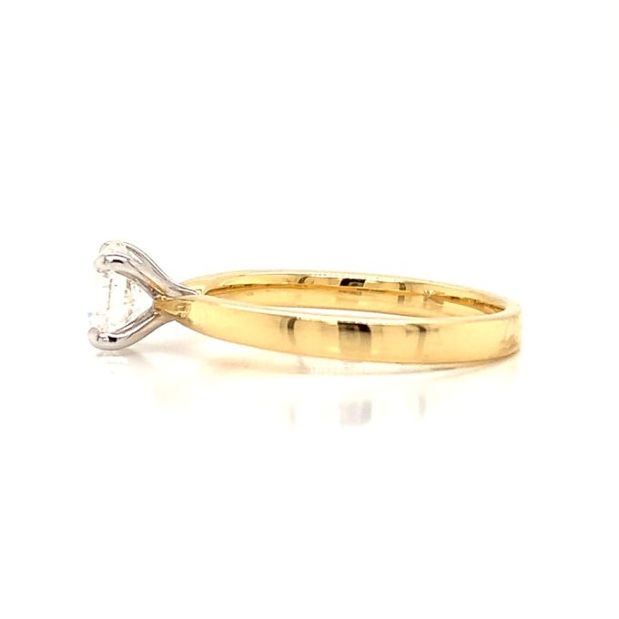 1.00ct Brilliant Cut Diamond 18ct Gold Ring - Image 3