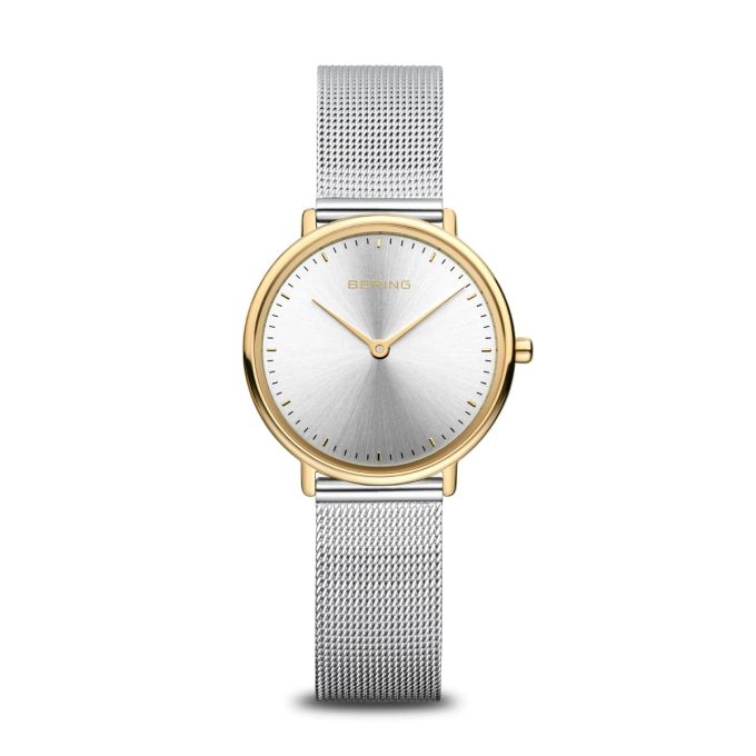 Bering Ladies Gold Steel Watch 15729-010
